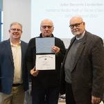 Radio Hall of Fame broadcaster receives surprise diploma during special presentation
